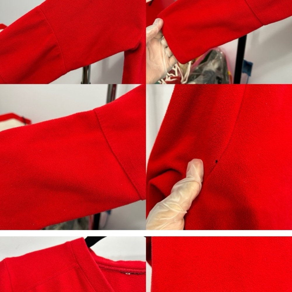 Vibrant Red V-Neck Sweater - Picture 10 of 10